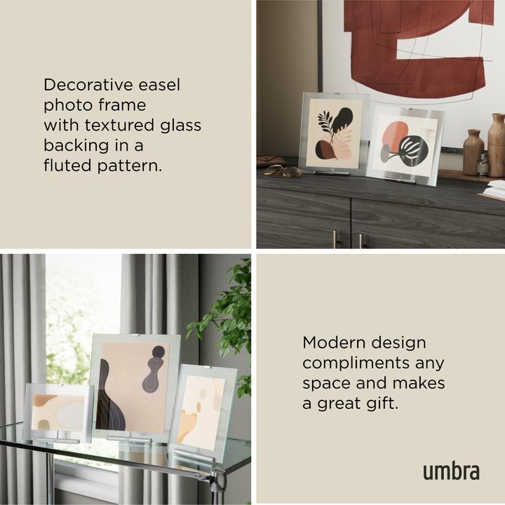 Actual product image Umbra Flute Bilderrahmen aus Glas (20 x 25 cm, 10 x 15 cm, 13 x 18 cm)