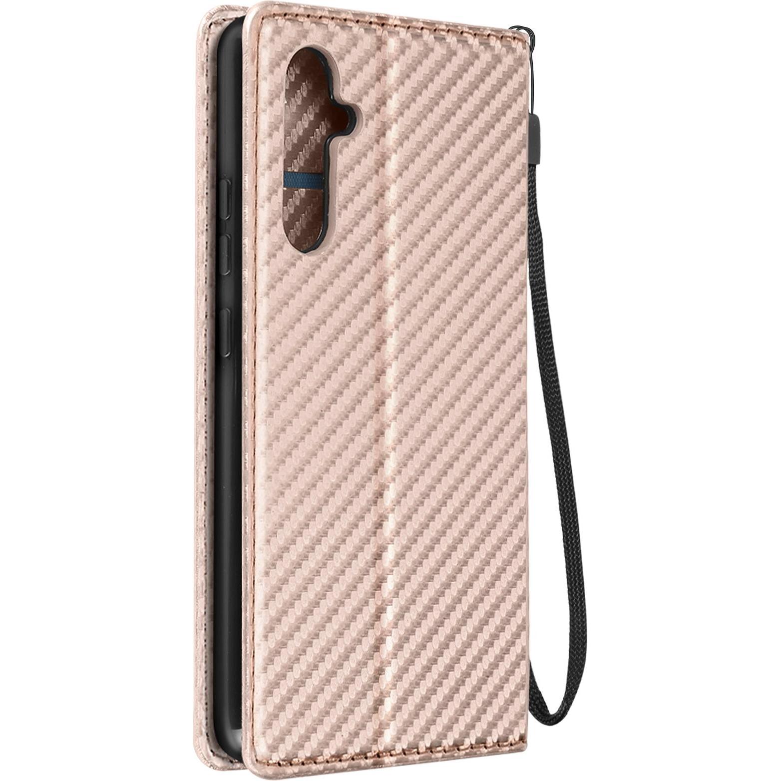 Thumbnail - Avizar Carbon Series (Samsung Galaxy A34 5G), Smartphone Hülle, Rosa