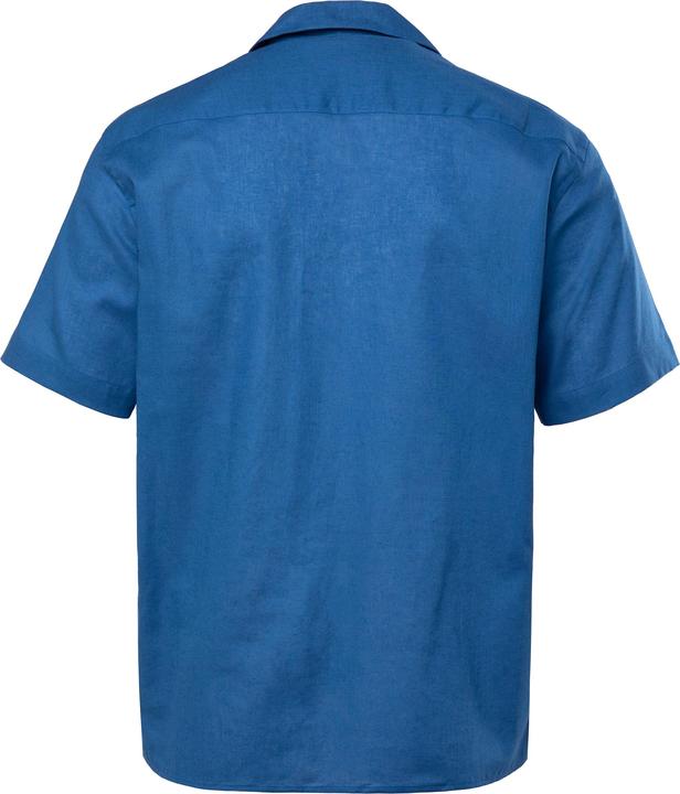 Immagine prodotto JP1880 Camicia di misto lino con vestibilità moderna, colletto alla cubana e mezze maniche (XL)