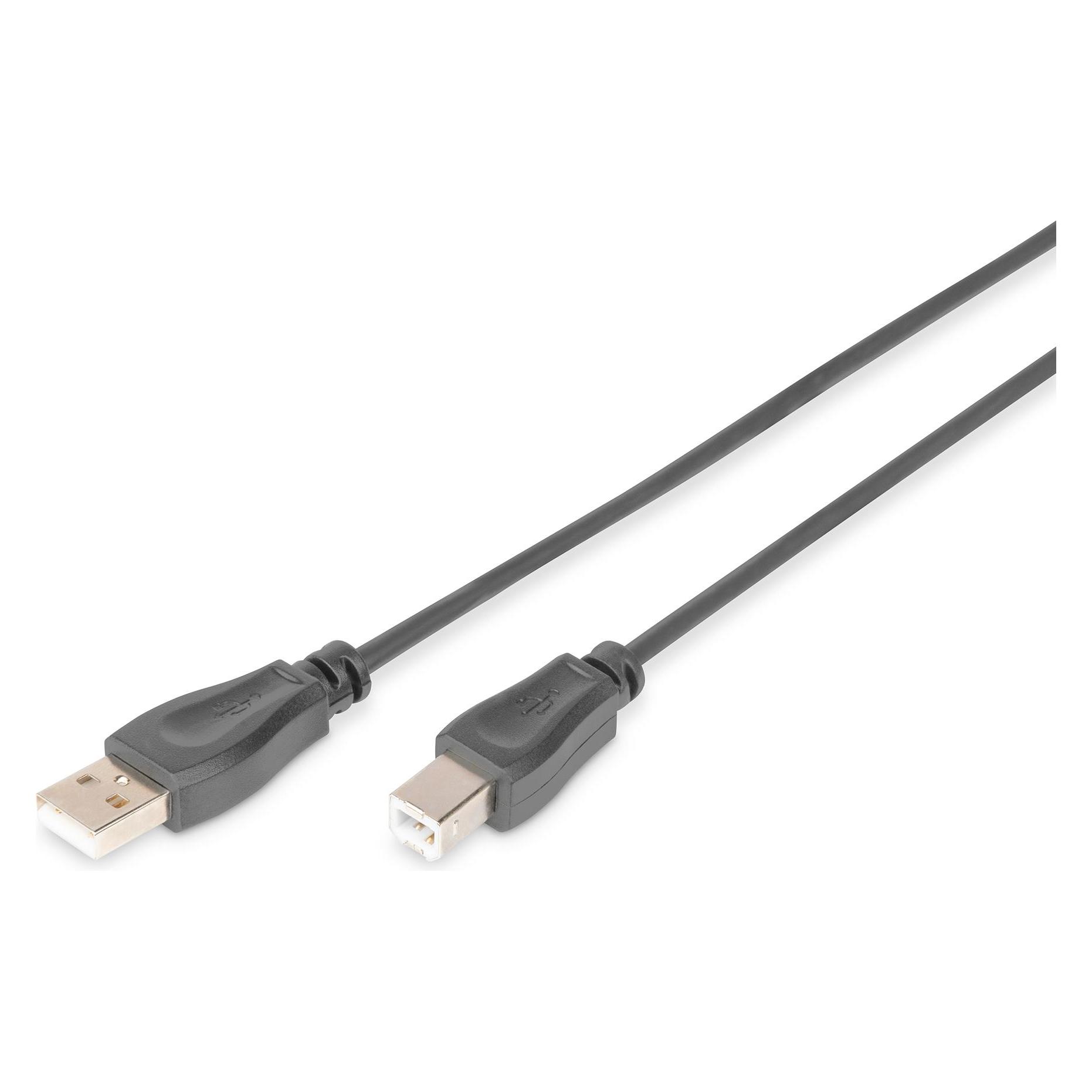 Digitus Câble de raccordement USB2.0, 0,5 m (0.50 m, USB 2.0, 2.50 W), Câble USB