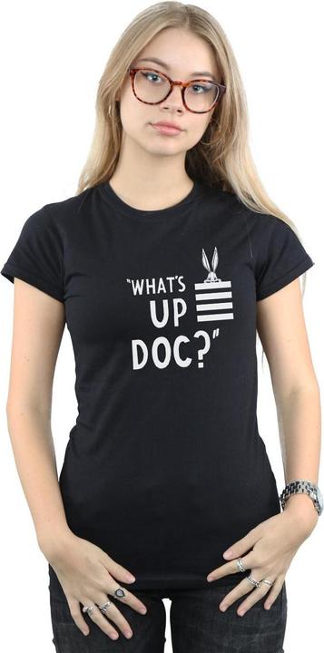 Immagine prodotto Looney Tunes Bugs Bunny What's Up Doc Stripes Maglietta Donna (S)