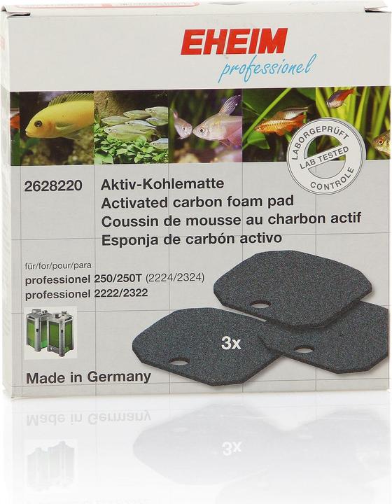 Produktbild Eheim Kohlevlies 2026/28/2126/28 3 Stück (Aussenfilter, Innenfilter, Meerwasser, Süsswasser)