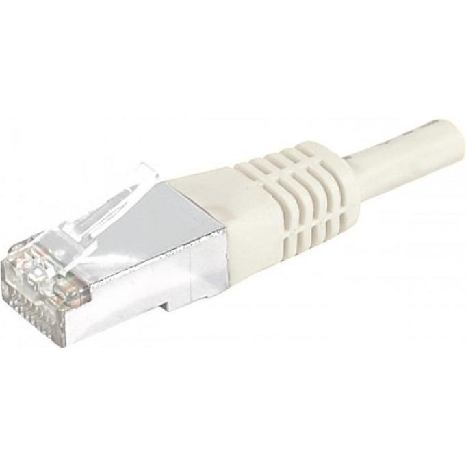 Exertis Connect Patchkabel S/FTP, PiMF, CAT.6, grau, 10,0 m Patchkabel mit besonders schmalem Knickschutz (S/FTP, CAT6, ...