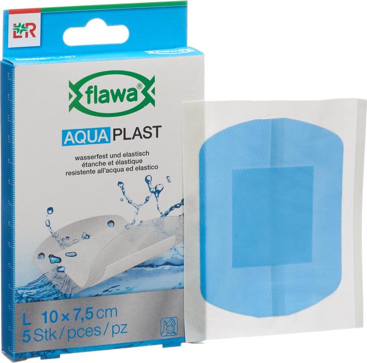 Immagine prodotto Flawa Aqua Plast Strisce di gesso 7,5x10cm impermeabile (5 x)