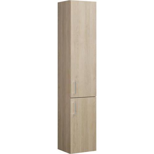 burgbad, Badezimmerschrank, Eqio Hochschrank mit 2 Türen, Türanschlag rechts, 1760 x 350 mm