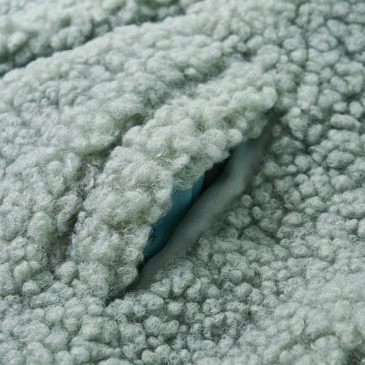 Immagine prodotto vidaXL Giacca con cappuccio per bambini in pelliccia sintetica verde menta 92,Materiale (92)