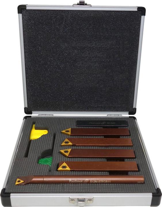 Actual product image Paulimot Turning chisel set with inserts, 16 mm, incl. drill rod Ø 12 mm (16 mm)