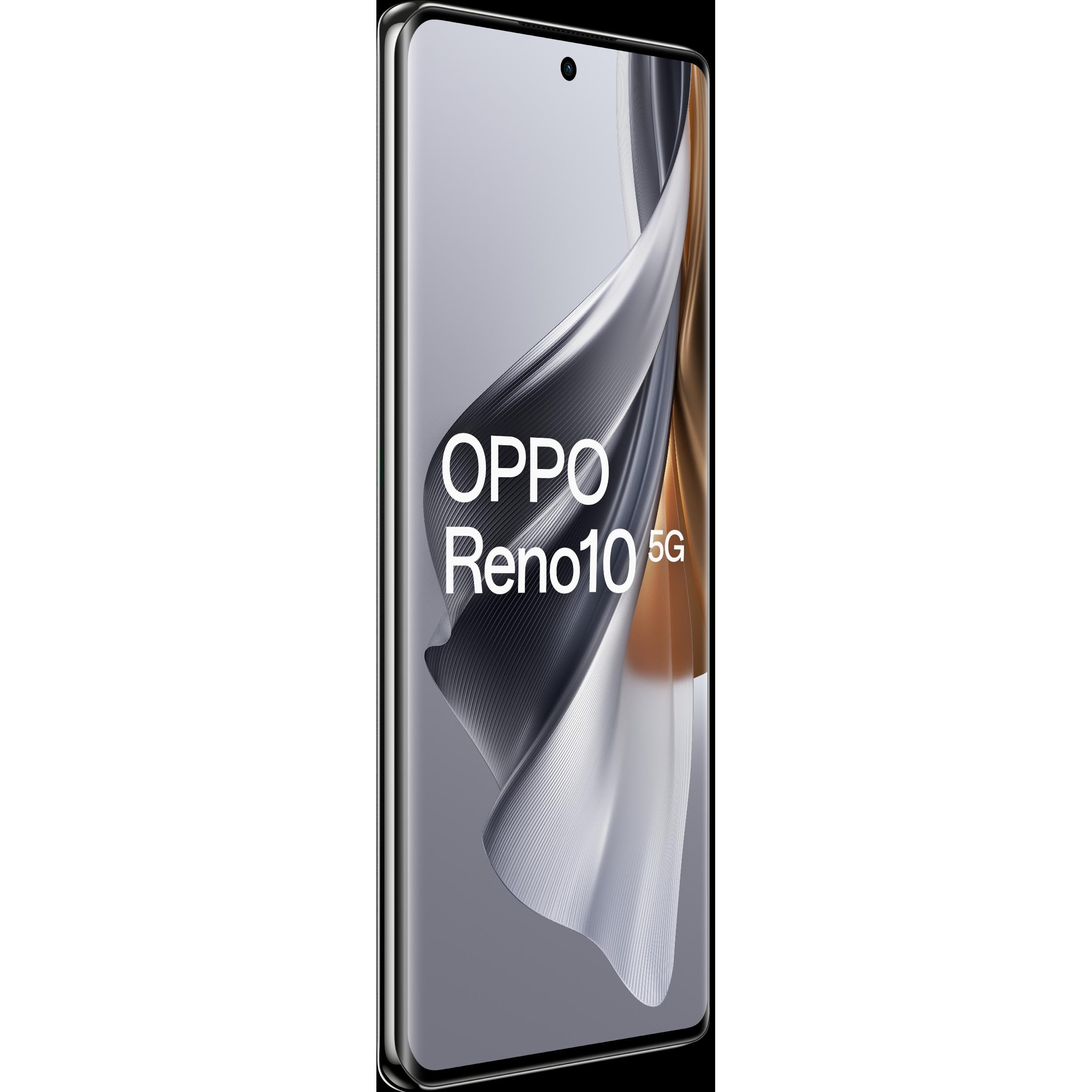 Thumbnail - OPPO Reno 10 (256 GB, Silvery Grey, 6.70", 64 Mpx, 5G), Smartphone, Grau