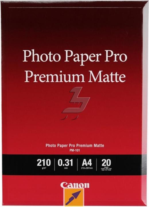 Actual product image Canon PM-101 Pro Premium Mat (210 g/m², A4, 20 x)