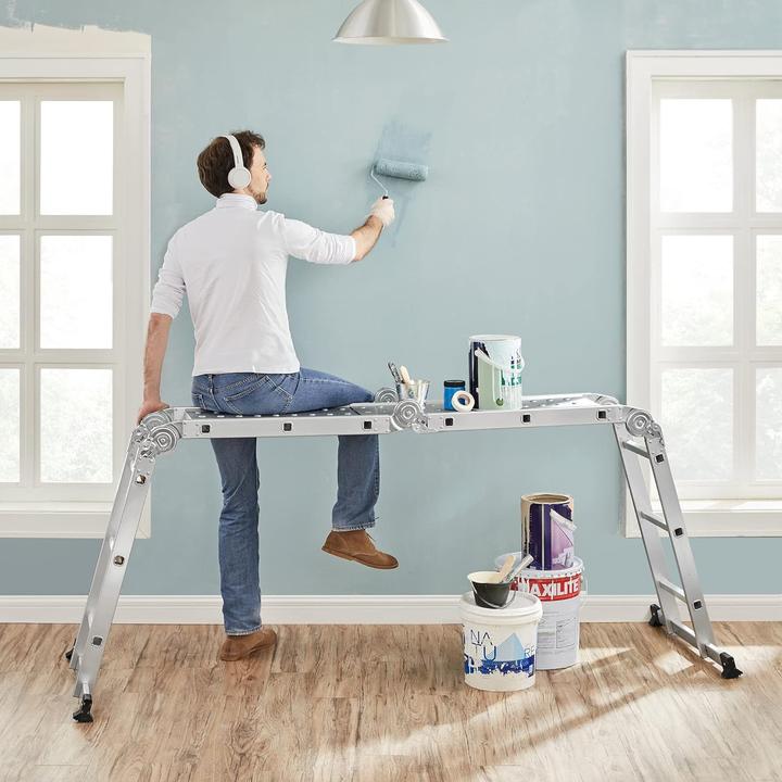 Actual product image Songmics Caroline (Multi-purpose ladder, Stile, Scaffolding, 344 cm)
