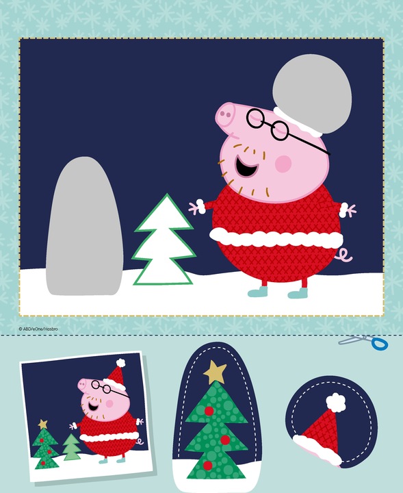 Image du produit Le bricolage de Noël de Peppa Pig : Découper, coller, peindre