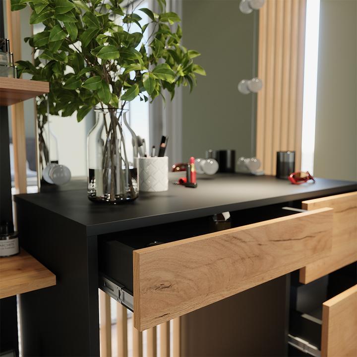 Produktbild Vicco Sherry mit Spiegel & LED-Beleuchtung (90 x 40 x 75 cm)
