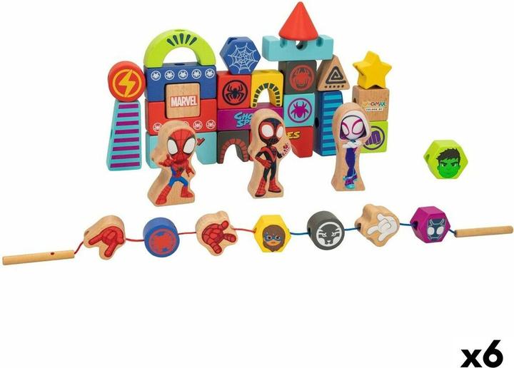 Image du produit Kit de construction Spidey, 33 pièces (6 unités)