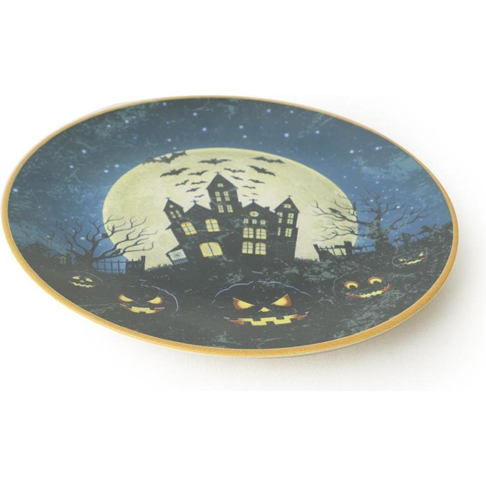 Thumbnail - Hermia Sia Halloween 26 x 26 x 10 cm Matte White, Teller, Weiss