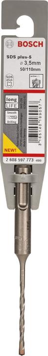 Produktbild Bosch Professional Zubehör Hammerbohrer SDS plus-5, 3,5 x 50 x 110 mm (3.5 mm)