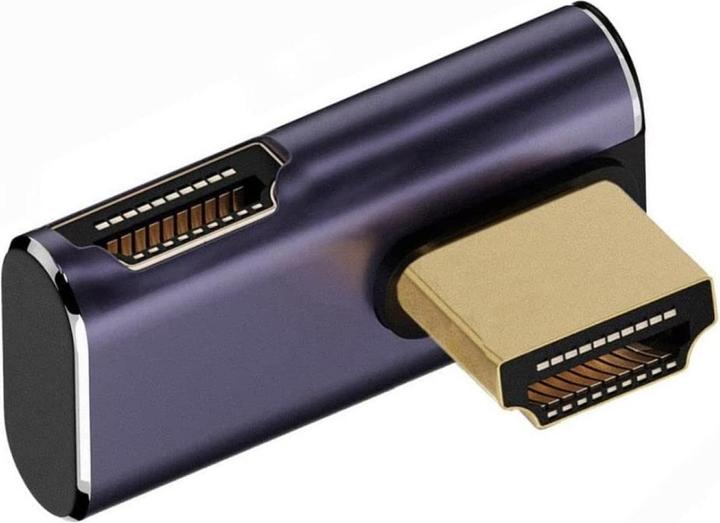 Produktbild PowerGuard HDMI auf HDMI 2.1 8K 90-Grad Winkel Right Up Low Profile Adapter (HDMI)