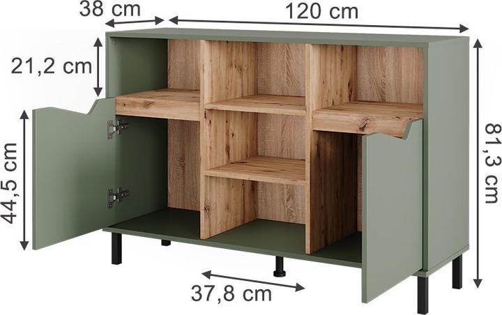 Image du produit Vicco Marelle (120 x 38 x 81.30 cm)