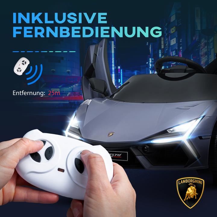 Actual product image Aiyaplay Kinder Elektroauto Kunststoff, Stahl Grau (12 V)