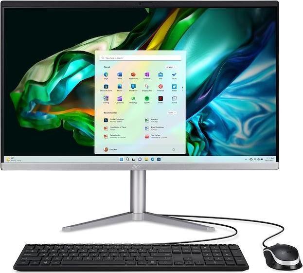 Image du produit Acer Aspire C24-1300 23.8" R5 16/512Go W11 (512 Go, 16 Go, AMD Ryzen 5 7520U)