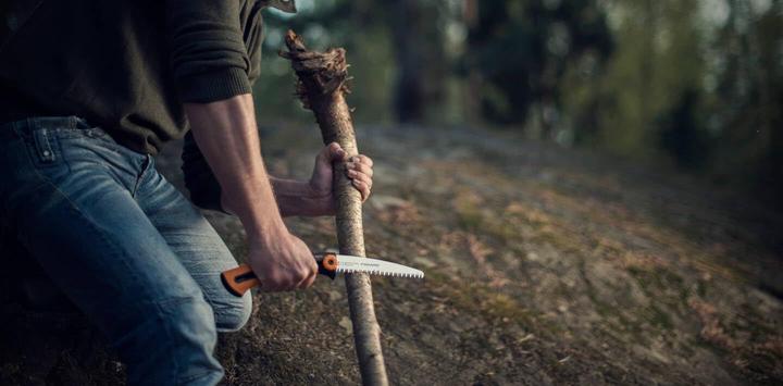 Actual product image Fiskars Handsaw Xtract coarse toothing