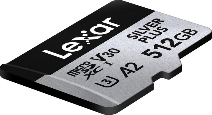 Immagine prodotto Lexar Professional Silver Plus (512 GB, microSDXC, U3, UHS-I)