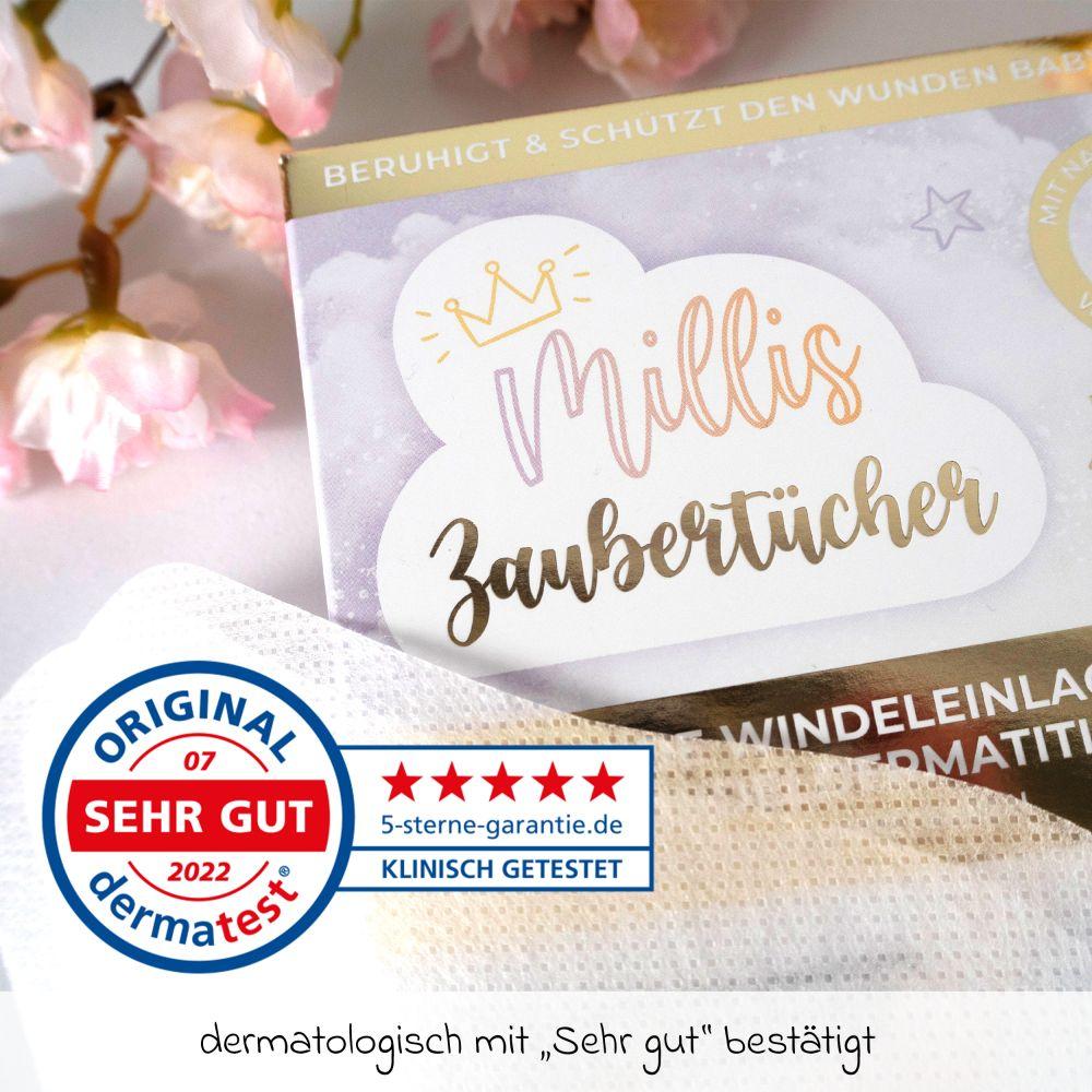 Millis Windeleinlage / Zaubertücher 75er Pack - pflegende Wickelzubehör (One Size, 75 Stück)
