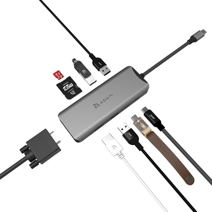 Actual product image Adam Elements Casa Hub A09 (USB-C, 9 ports)