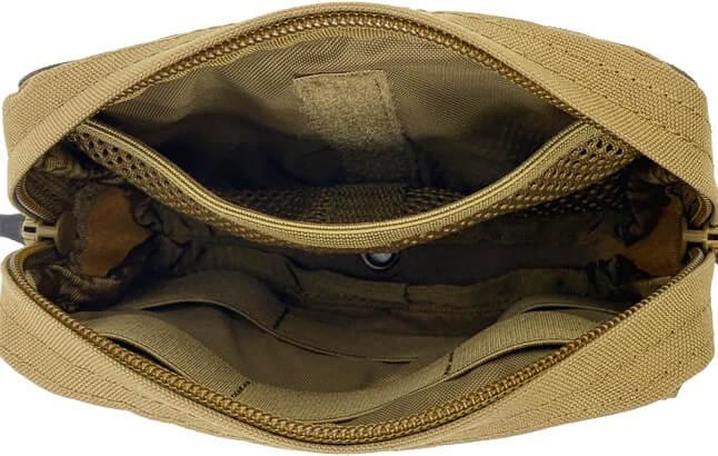 Actual product image Pitchfork Horizontal Utility Pouch Small Coyote