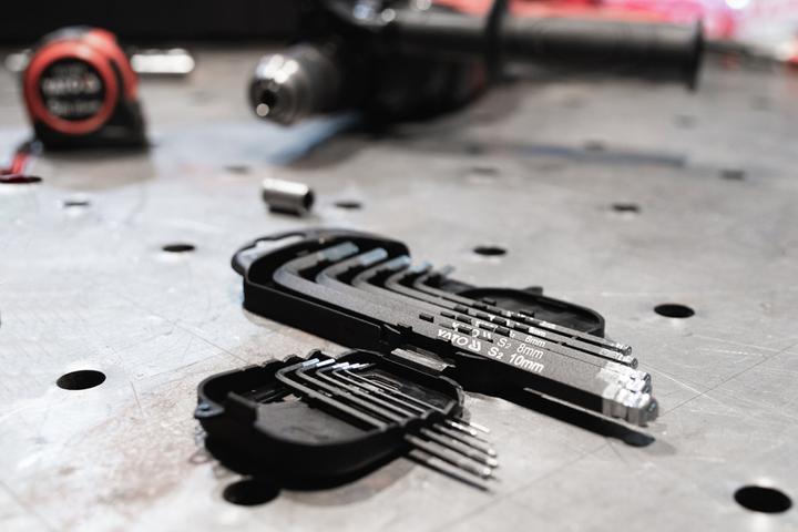 Actual product image Yato Hex Key Set 10pcs