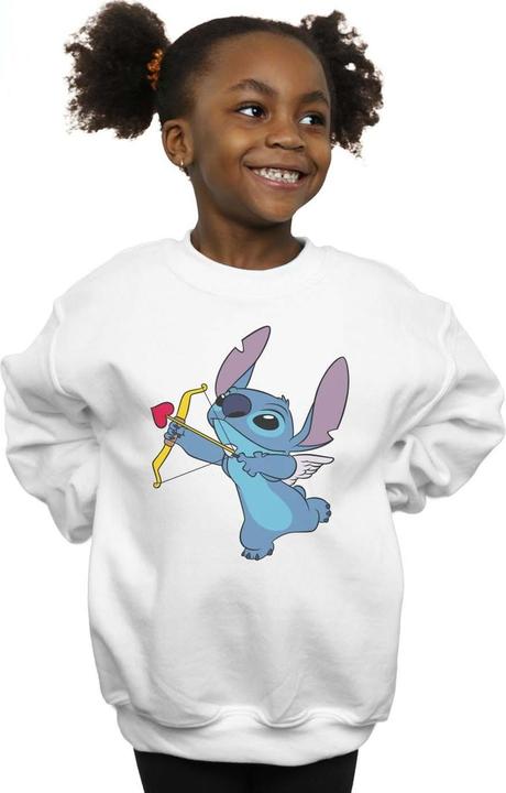 Produktbild Disney Lilo And Stitch Stitch Cupid Valentines Sweatshirt Mädchen (104)