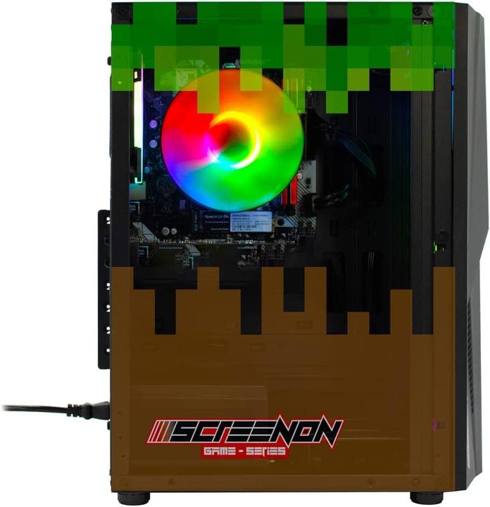 Produktbild ScreenOn Set da Gioco Edizione Minecraft (480 GB, 8 GB, AMD Ryzen 3 3200G, Radeon RX Vega 8)