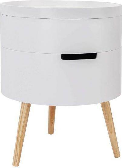 Actual product image Woltu Side table with storage space (38 x 38 x 49 cm)