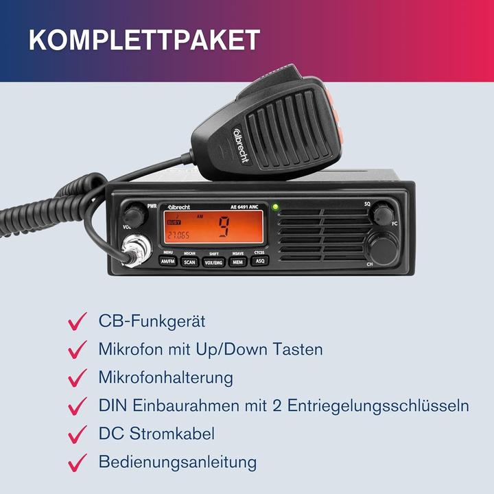 Immagine prodotto Albrecht AE 6491 NFC (10 km)