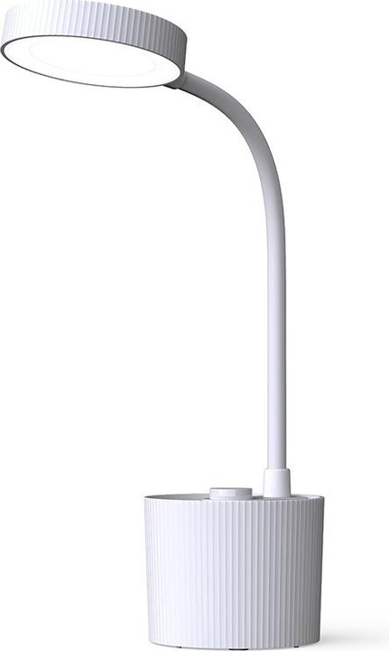 Produktbild Forever Light LED-Schreibtischlampe 5W mit Stifthalter PURE FLB-20 AGNES weiss