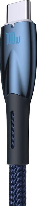 Immagine prodotto Baseus Cavo USB per USB-C Glimmer Series, 100W, 1m (blu) (1 m, USB 2.0, 100 W)