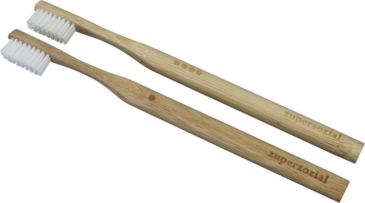 Immagine prodotto Zuperzozial Spazzolino da denti in bambù - Spazzolini da denti