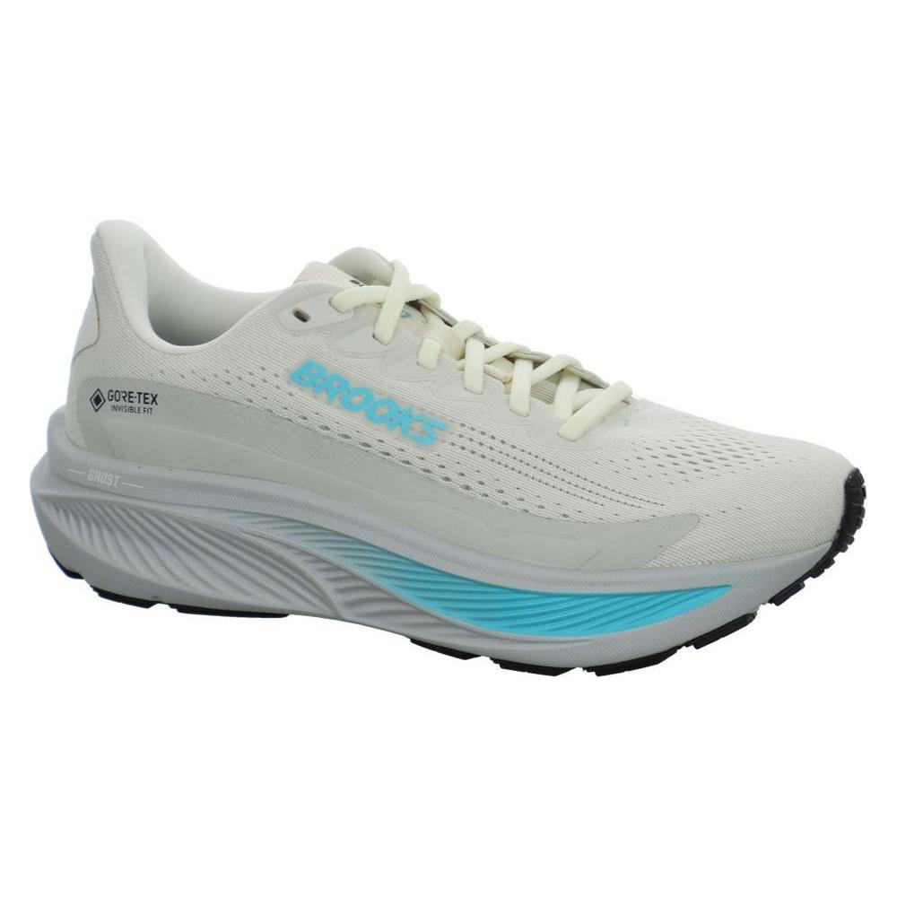 Brooks Running, Vrouwen, Hardloopschoenen, Ghost 17 Gtx (38.5), Wit, Blauw