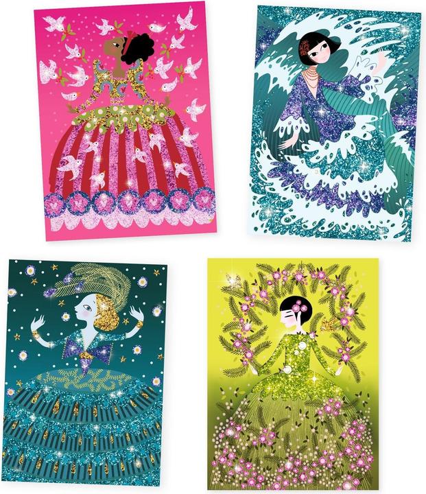 Produktbild Djeco Flitterbilder Glitzerkleid