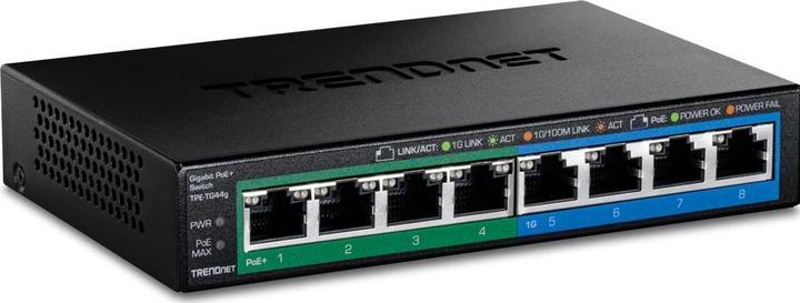 Actual product image Trendnet TPE-TG44G GREENnet PoE+ (8 ports)