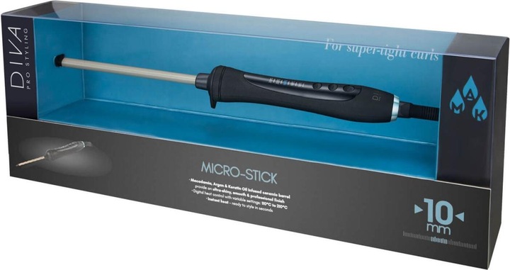 Image du produit Diva Professional Styling Diva - Intelligent Digital Micro-Stick Wand 10mm (10 mm)