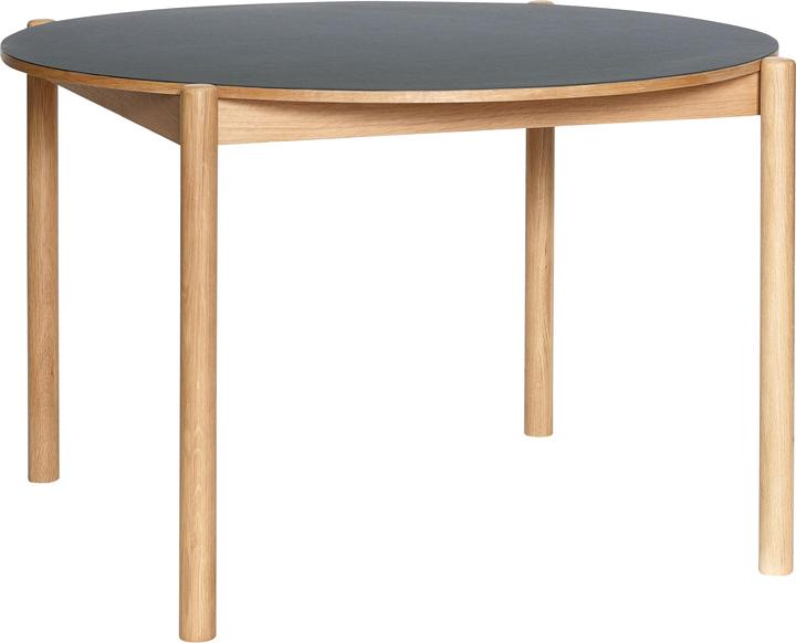 Plateau : Noir, Pieds de la table : Couleurs naturelles