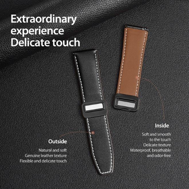 Immagine prodotto Dux Ducis Cinturino in vera pelle della serie YA (22 mm, Vera pelle, Galaxy Watch3 (45mm), Ingranaggio S3 Classic, Gear S3 Frontier)