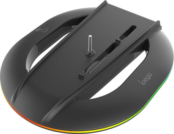 Produktbild iLike iPega P5S035SAH Vertical Stand (2xUSB-A) with RGB for PS5 Slim/PS5 Pro Black