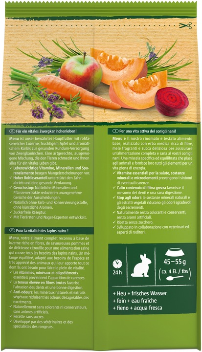 Image du produit Vitakraft Menu Vital lapin nain (3 kg, 1 x)