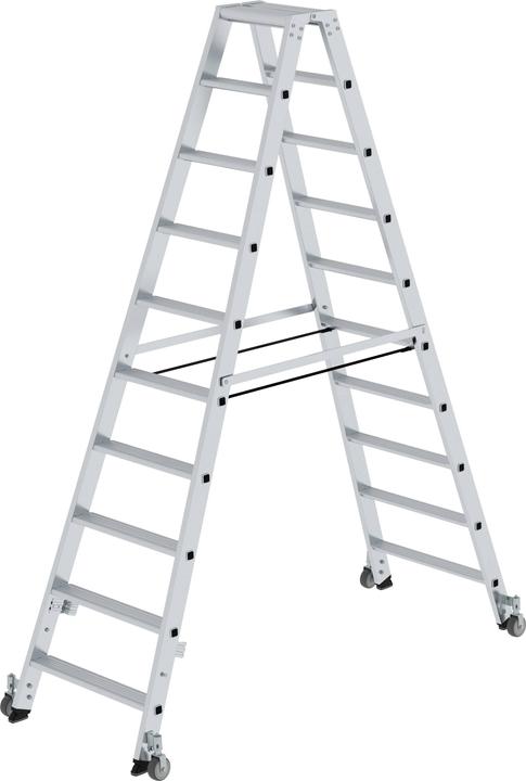 Actual product image Munk Stepladder with steps, double-sided (Stepladder, 385 cm)