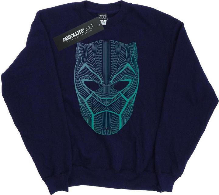 Image du produit Mens Black Panther Tribal Mask Cotton Sweatshirt (XL)