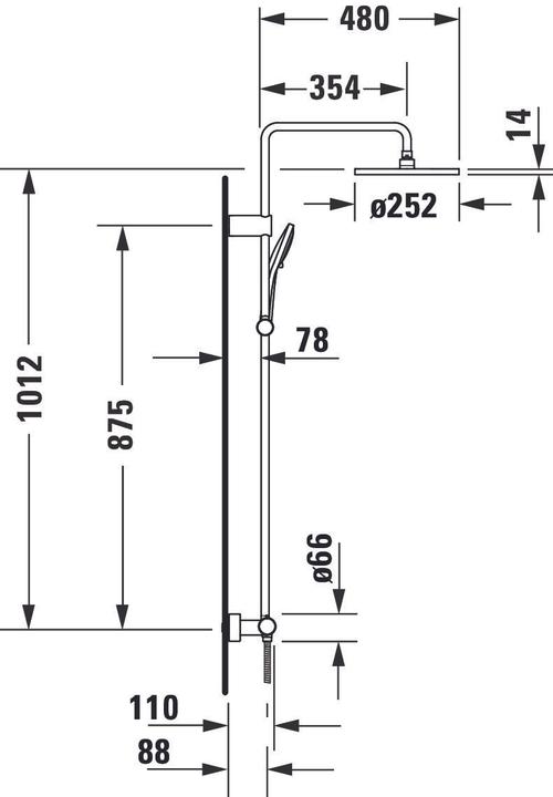 Produktbild Duravit Duschsystem