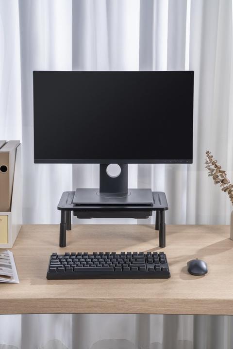 Produktbild Gembird Regulowana Podstawka Pod Monitor Z Szufladą (Prostokąt)