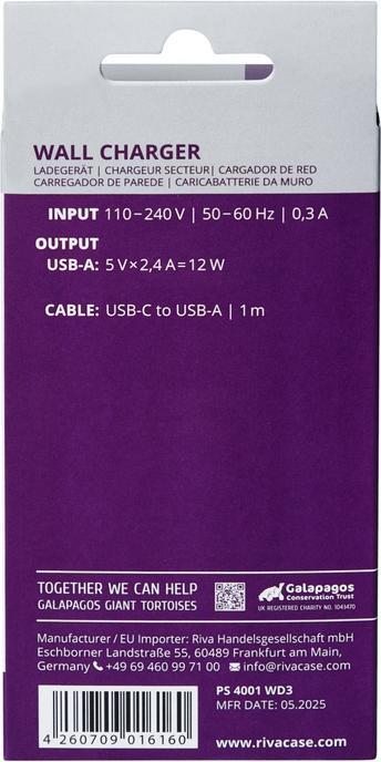 Produktbild Rivacase Rivapower PS4001 WD3 (12 W, 2 Ports)