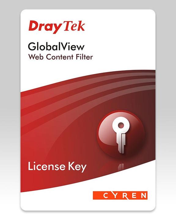 Actual product image Draytek Globalview WCF B 12 Months Card